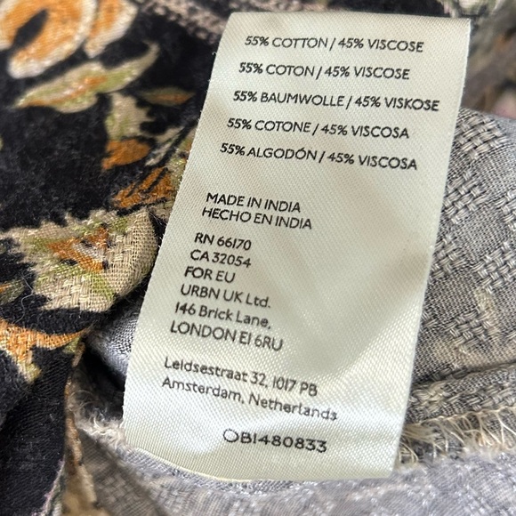 NWT - Free People - Descano Floral Mini Dress - SZ S - Picture 7 of 8